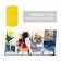 2 x 3 Inch Yellow Pillar Candle