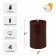 2 x 3 Inch Brown Pillar Candle