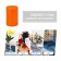 2 x 3 Inch Orange Pillar Candle