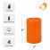 2 x 3 Inch Orange Pillar Candle