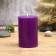 2 x 3 Inch Purple Pillar Candle (24pcs/Case) Bulk