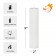 2 x 9 Inch White Pillar Candle