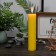 2 x 9 Inch Yellow Pillar Candle