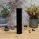 2 x 9 Inch Black Pillar Candle