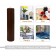 2 x 9 Inch Brown Pillar Candle