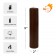 2 x 9 Inch Brown Pillar Candle