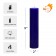 2 x 9 Inch Blue Pillar Candle