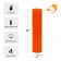 2 x 9 Inch Orange Pillar Candle
