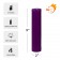 2 x 9 Inch Purple Pillar Candle