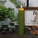 2 x 9 Inch Sage Green Pillar Candle