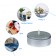 Metallic Silver Tealight Candles (50pcs/Pack)