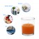 Orange Round Glass Votive Candles (12pc/Box)