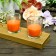 Orange Round Glass Votive Candles (96pcs/Case) Bulk