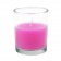 Hot Pink Round Glass Votive Candles (12pc/Box)