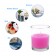 Hot Pink Round Glass Votive Candles (12pc/Box)