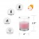 Light Rose Round Glass Votive Candles (96pcs/Case) Bulk