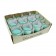 Aqua Round Glass Votive Candles (96pcs/Case) Bulk
