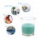 Aqua Round Glass Votive Candles (96pcs/Case) Bulk