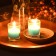 Turquoise Round Glass Votive Candles (96pcs/Case) Bulk