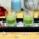 Sage Green Round Glass Votive Candles (96pcs/Case) Bulk