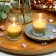 Sage Green Round Glass Votive Candles (12pc/Box)