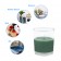Hunter Green Round Glass Votive Candles (12pc/Box)