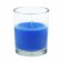 Blue Round Glass Votive Candles (12pc/Box)