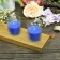 Blue Round Glass Votive Candles (96pcs/Case) Bulk