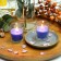 Blue Round Glass Votive Candles (96pcs/Case) Bulk