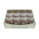 Brown Round Glass Votive Candles (12pc/Box)