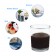 Brown Round Glass Votive Candles (12pc/Box)