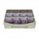Purple Round Glass Votive Candles (12pc/Box)