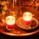 Purple Round Glass Votive Candles (12pc/Box)