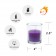 Purple Round Glass Votive Candles (96pcs/Case) Bulk