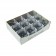 Black Round Glass Votive Candles (96pcs/Case) Bulk