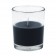 Black Round Glass Votive Candles (12pc/Box)