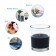 Black Round Glass Votive Candles (96pcs/Case) Bulk