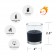 Black Round Glass Votive Candles (96pcs/Case) Bulk