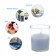 Lavender Round Glass Votive Candles (96pcs/Case) Bulk