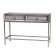 wooden 2 drawer console
