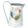 watering can with rooster pattern