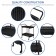 Black Wicker Serving Cart