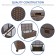 Espresso Wicker Patio Furniture Storage Deck Box