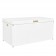 White Wicker Patio Furniture Storage Deck Box