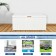 White Wicker Patio Furniture Storage Deck Box