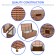 Honey Wicker Patio Furniture Storage Deck Box
