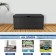 Black Wicker Patio Furniture Storage Deck Box