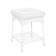 Outdoor White Wicker Patio Furniture End Table