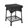 Outdoor Black Wicker Patio Furniture End Table