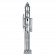 36inch wooden Silver King  Nutcracker